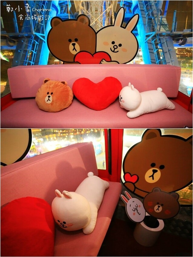 台中后里|麗寶OUTLET MALL-耶誕新年城.3大光影藝術燈區|全台最大天空之夢摩天輪.一圈25分獨家LINE FRIENDS