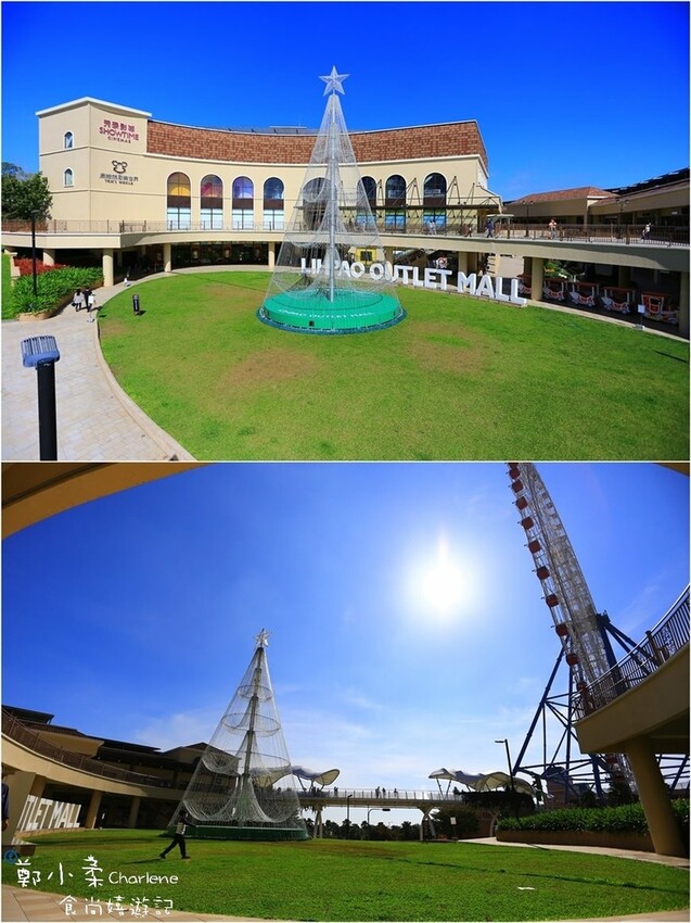 台中后里|麗寶OUTLET MALL-耶誕新年城.3大光影藝術燈區|全台最大天空之夢摩天輪.一圈25分獨家LINE FRIENDS