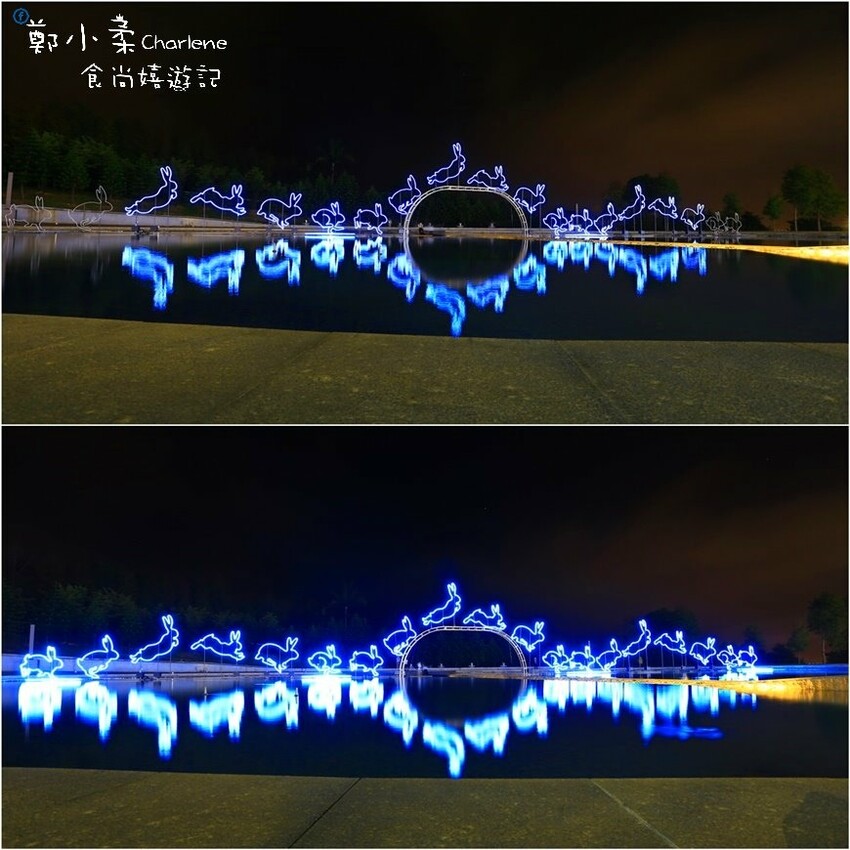 台中后里|麗寶OUTLET MALL-耶誕新年城.3大光影藝術燈區|全台最大天空之夢摩天輪.一圈25分獨家LINE FRIENDS