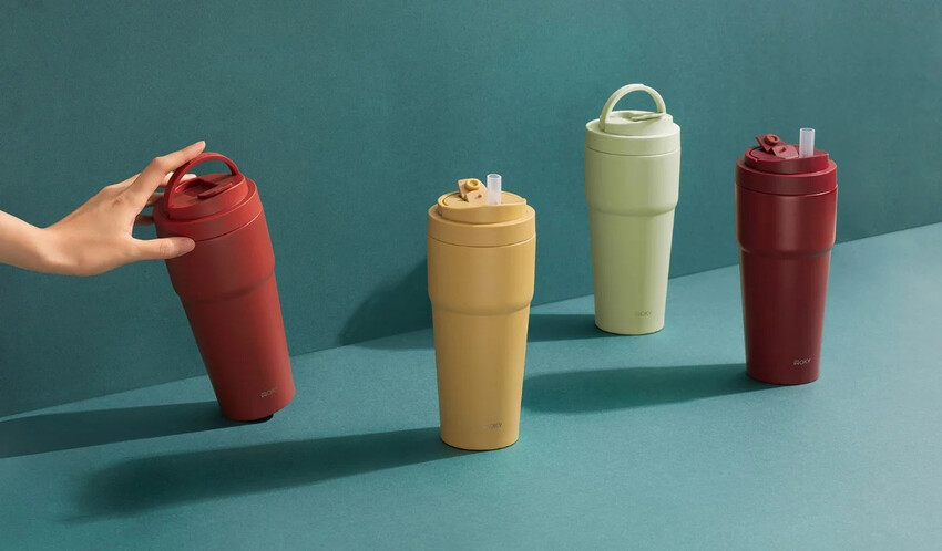 WOKY保溫杯│沃廚│手提激凍輕芯鈦瓷易潔層渾圓杯│升級大容量、超強保冰保溫效果、輕芯鈦瓷易潔層讓飲品呈現最佳狀態！ - 吃貨閔爸-一對爸媽兩個娃的吃貨人生