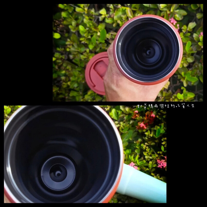 WOKY保溫杯│沃廚│手提激凍輕芯鈦瓷易潔層渾圓杯│升級大容量、超強保冰保溫效果、輕芯鈦瓷易潔層讓飲品呈現最佳狀態！ - 吃貨閔爸-一對爸媽兩個娃的吃貨人生