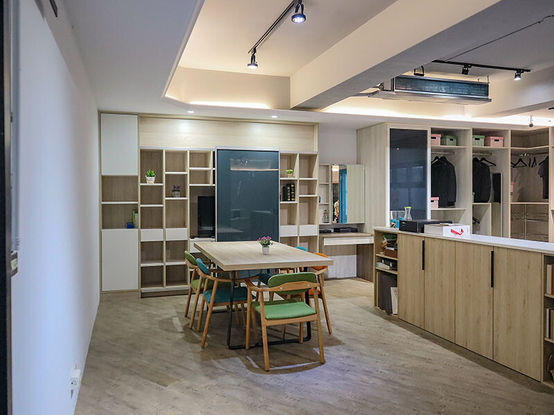 新竹竹北歐岳系統家具室內設計 | 以生活為師，用設計造夢，看得見的系統夢想家