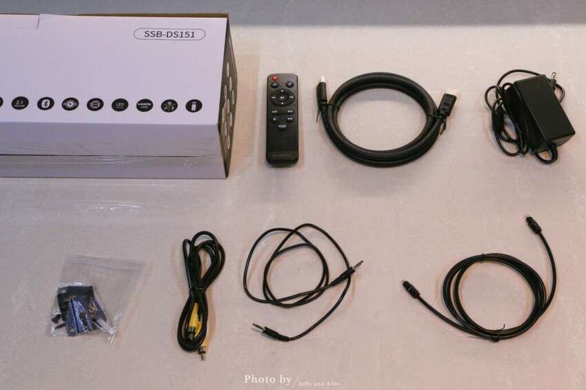 【音響開箱】山水2.1聲道杜比全景聲家庭劇院聲霸，內建重低音與藍芽5.0，震撼聽覺享受！