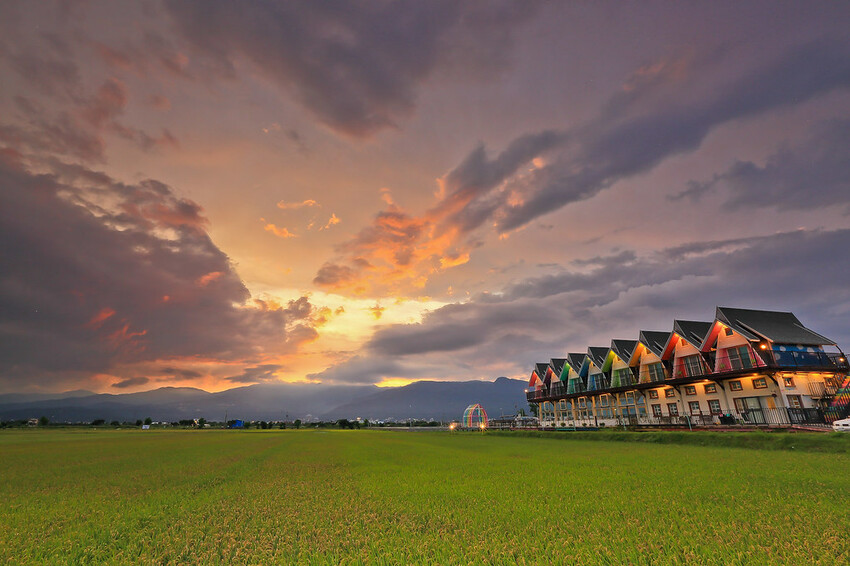 【宜蘭景點】2023員山福園蜊埤湖&羅東運動公園‧落羽松美景│全台10大落羽松秘境之一│礁溪天空島小木屋。金黃