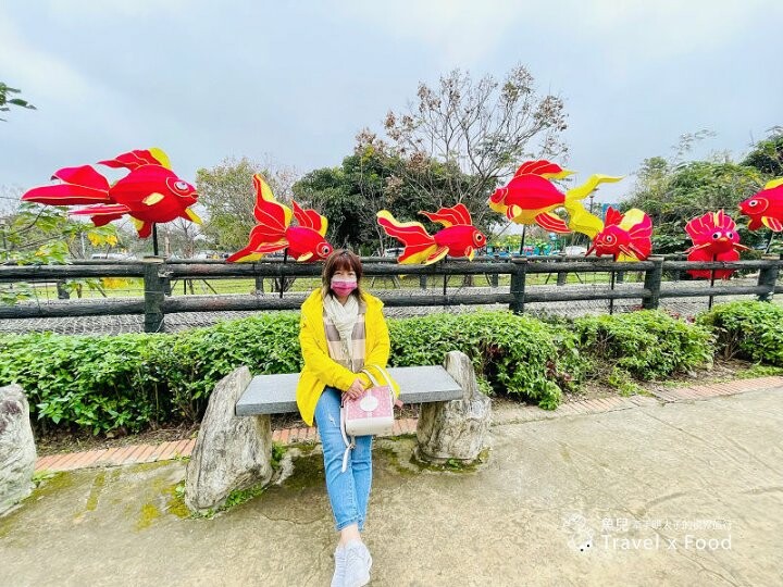 【漫遊富岡，光之饗宴】2023桃園燈會在楊梅，必看14公尺未來兔主燈與水上光舞秀，作伙搭火車逛燈會！ @魚兒 x 牽手明太子的「視」界旅行