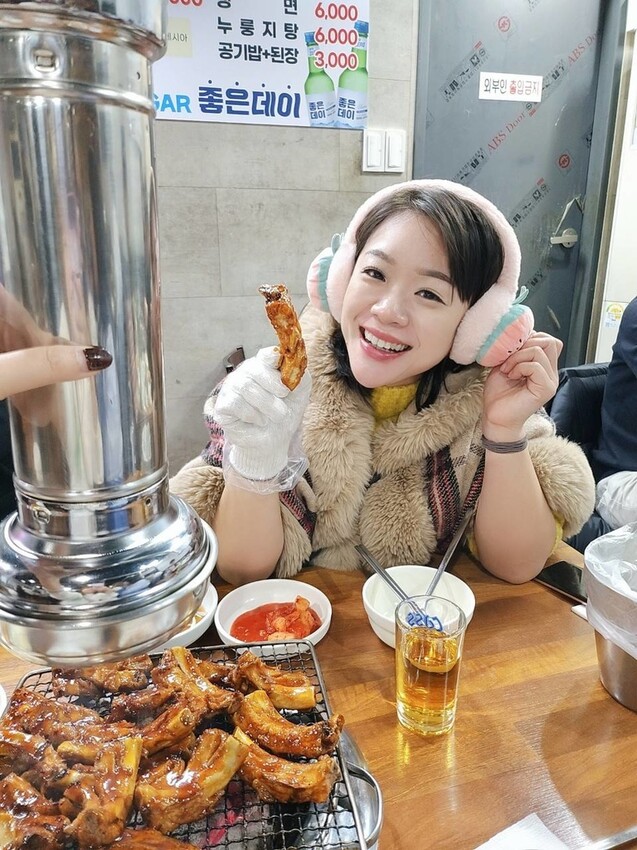 4105.jpg - 【韓國.釜山】金面站美食。釜山烤肋排。辣味超好吃香噴噴推薦+烤蝦+清粥+小菜