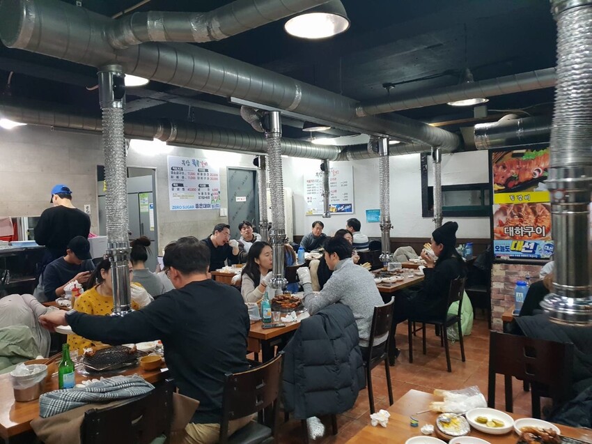 4123.jpg - 【韓國.釜山】金面站美食。釜山烤肋排。辣味超好吃香噴噴推薦+烤蝦+清粥+小菜