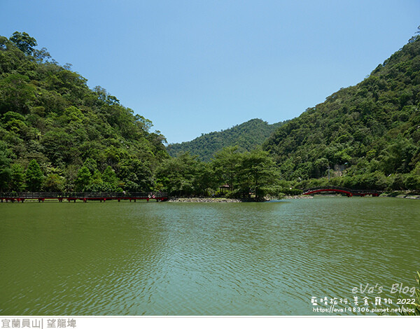 【宜蘭景點】望龍埤(寵物友善景點)，四周綠意盎然，湖岸有很多落羽松，綠油油的落羽松林看起來也很漂亮，漫