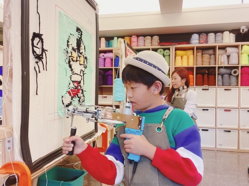 目目繪創作實驗室簇絨地毯手作DIY，親子也能輕鬆作毯毯！