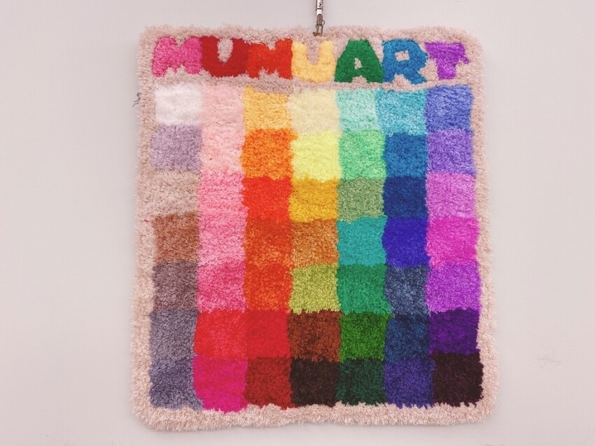 目目繪創作實驗室簇絨地毯手作DIY，親子也能輕鬆作毯毯！