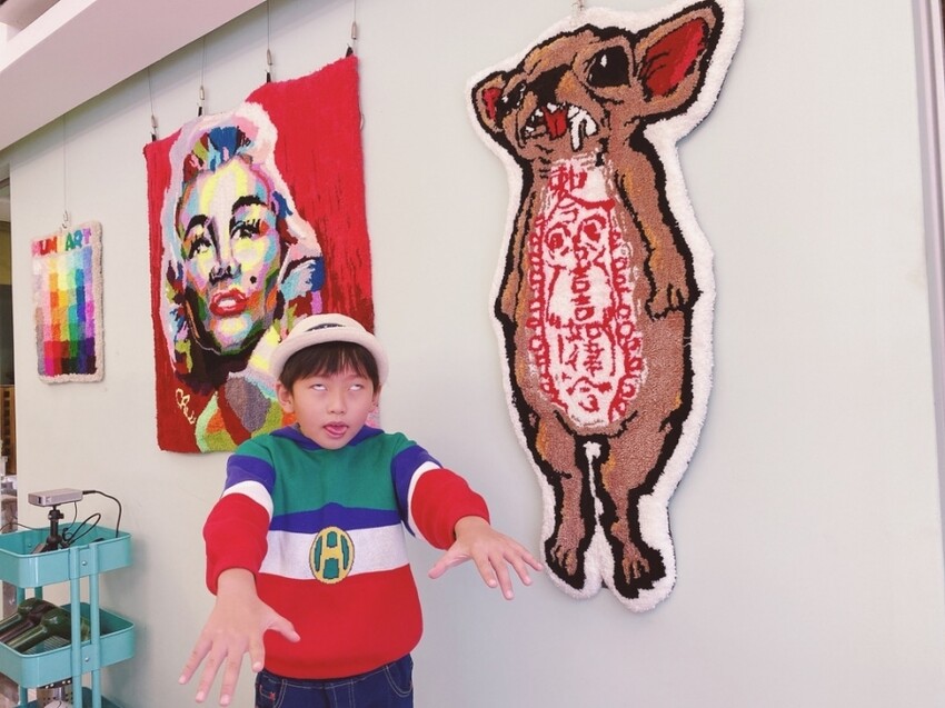 目目繪創作實驗室簇絨地毯手作DIY，親子也能輕鬆作毯毯！