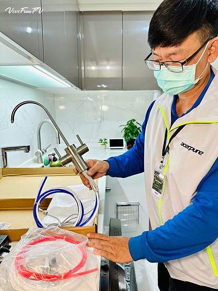 【米米瘋】炎亞綸代言 Acerpure櫥下型RO淨水器好嗎?免費安裝紀錄及實用心得
