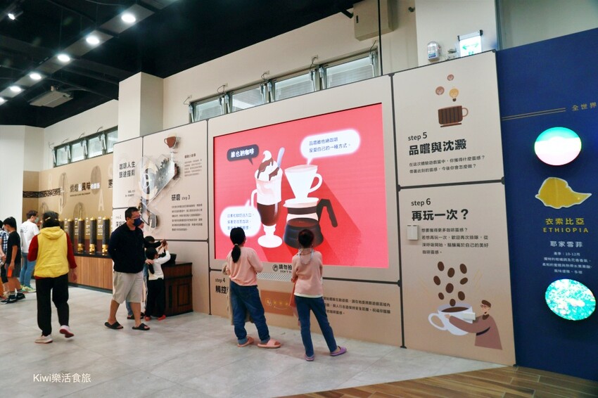 嘉義品皇咖啡觀光工廠｜嘉義景點免費門票，品皇咖啡觀光工廠大崙場，多款經典咖啡試喝