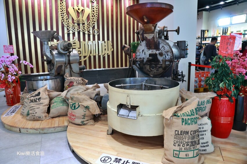 嘉義品皇咖啡觀光工廠｜嘉義景點免費門票，品皇咖啡觀光工廠大崙場，多款經典咖啡試喝