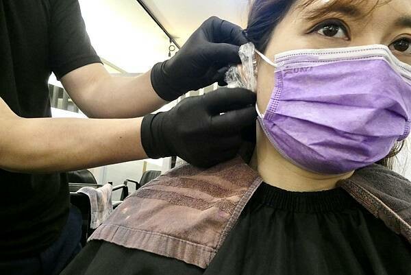 板橋府中染髮推薦/居髮廊-板橋店/阿丹設計師親自打造Jessica質感髮色/修剪瀏海/網美質感光澤秀髮