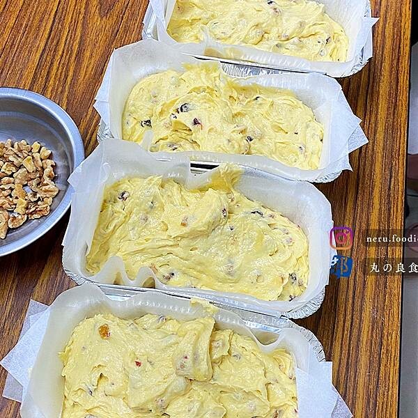 綜合水果磅蛋糕自己做 @neru.foodie / 丸の良食