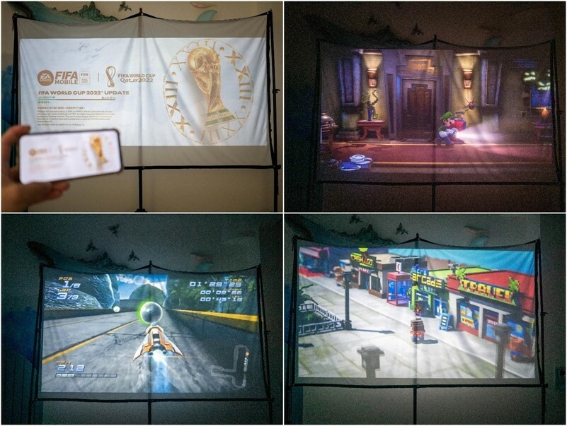 【開箱】SANSUI山水微型投影機SPJ-WD，自動對焦高亮度450ANSI流明，安卓IOS雙系統鏡射