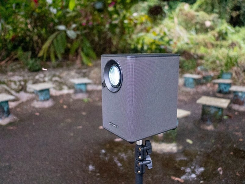 【開箱】SANSUI山水微型投影機SPJ-WD，自動對焦高亮度450ANSI流明，安卓IOS雙系統鏡射