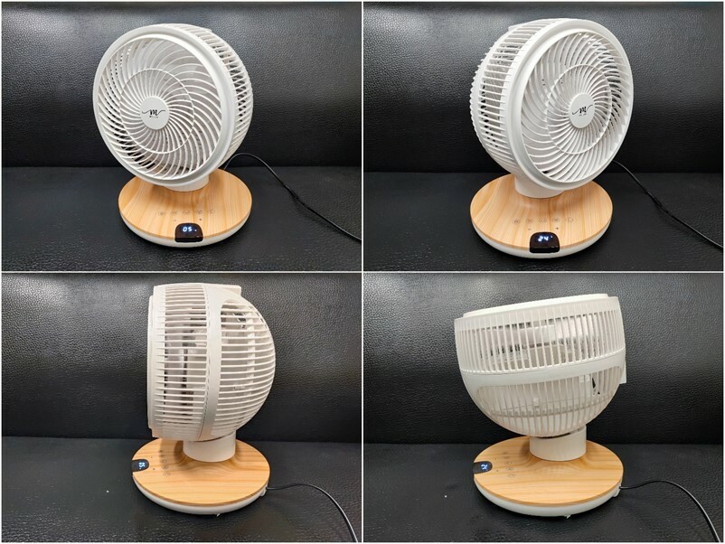 【開箱】MOLIJIA魔力家M187全自動DC直流變頻循環風扇木紋款，9吋桌上型好用DC風扇開箱