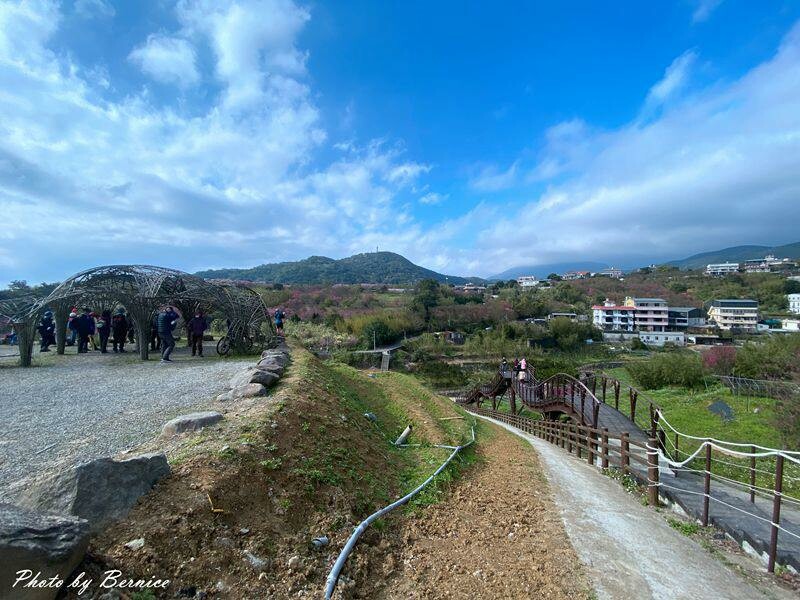 鵝尾山水田~稻浪棧橋欣賞梯田風光 @Bernice的隨手筆記
