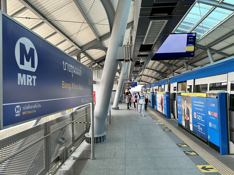 【亞洲，泰國，曼谷】 BMA Feeder electric bus，一次可玩曼谷的四個水上市場；週末限定免費電動巴士帶你玩大林江水上市場(Taling Chan)空叻瑪榮水上市場(Khlong La