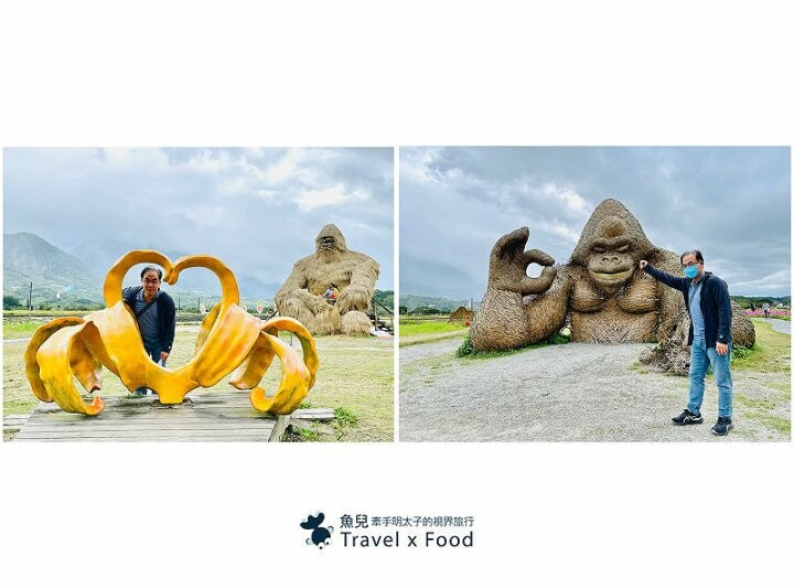 大猩猩現身!與海底動物一同遨遊~免門票稻草藝術季,花蓮富里鄉農會羅山展售中心,一起來文青 @魚兒 x 牽手明太子的「視」界旅行