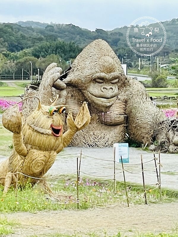大猩猩現身!與海底動物一同遨遊~免門票稻草藝術季,花蓮富里鄉農會羅山展售中心,一起來文青 @魚兒 x 牽手明太子的「視」界旅行