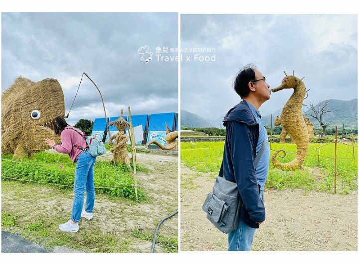 大猩猩現身!與海底動物一同遨遊~免門票稻草藝術季,花蓮富里鄉農會羅山展售中心,一起來文青 @魚兒 x 牽手明太子的「視」界旅行