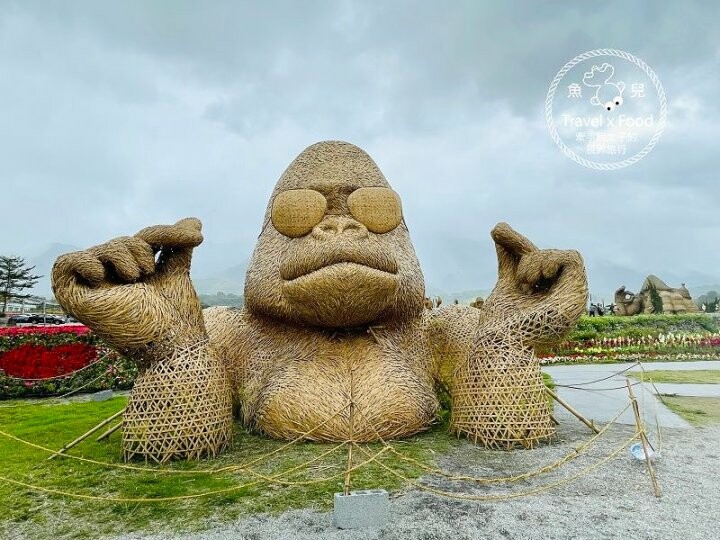 大猩猩現身!與海底動物一同遨遊~免門票稻草藝術季,花蓮富里鄉農會羅山展售中心,一起來文青 @魚兒 x 牽手明太子的「視」界旅行