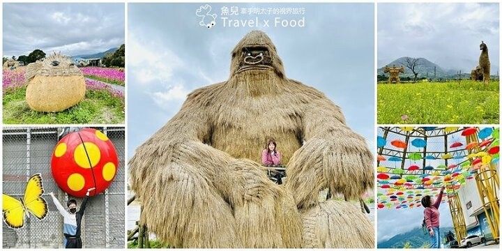 大猩猩現身!與海底動物一同遨遊~免門票稻草藝術季,花蓮富里鄉農會羅山展售中心,一起來文青 @魚兒 x 牽手明太子的「視」界旅行