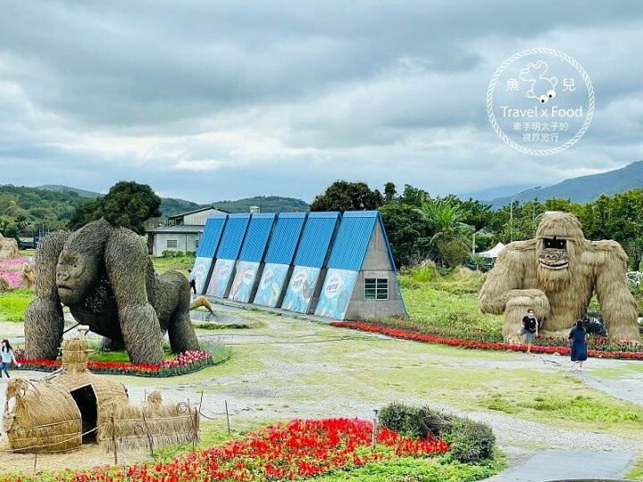 大猩猩現身!與海底動物一同遨遊~免門票稻草藝術季,花蓮富里鄉農會羅山展售中心,一起來文青 @魚兒 x 牽手明太子的「視」界旅行