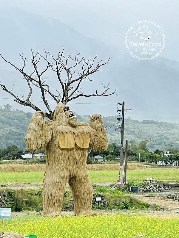 大猩猩現身!與海底動物一同遨遊~免門票稻草藝術季,花蓮富里鄉農會羅山展售中心,一起來文青 @魚兒 x 牽手明太子的「視」界旅行