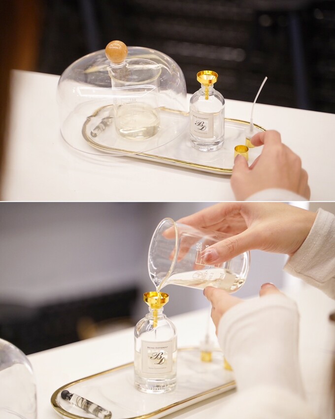 竹苗區首間專業客製化香水「Being Different手工香水實驗室」，當自己的調香師，創造出只屬於你的香水！推薦情侶、三五好友一同來體驗，採預約制！ - 阿華田的美食日記