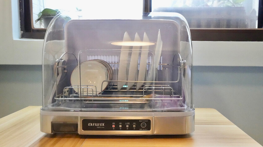 [開箱] AIWA愛華紫外線除菌烘碗機 好用嗎？日本品牌平價家用烘碗機推薦