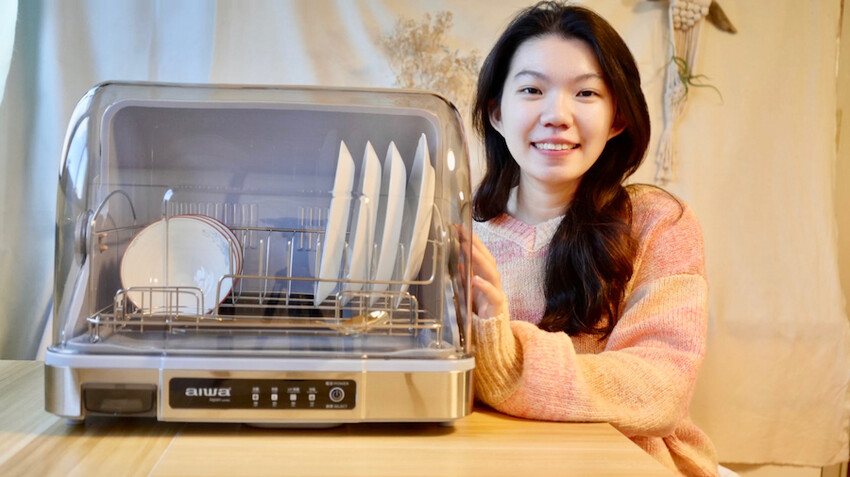 [開箱] AIWA愛華紫外線除菌烘碗機 好用嗎？日本品牌平價家用烘碗機推薦