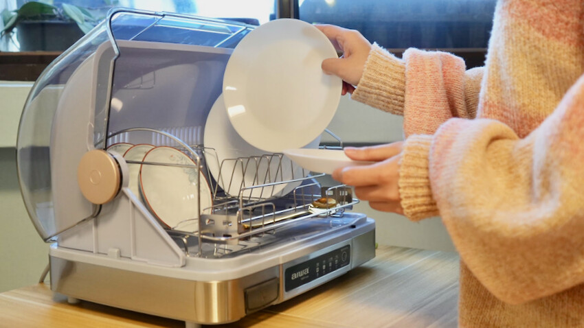 [開箱] AIWA愛華紫外線除菌烘碗機 好用嗎？日本品牌平價家用烘碗機推薦