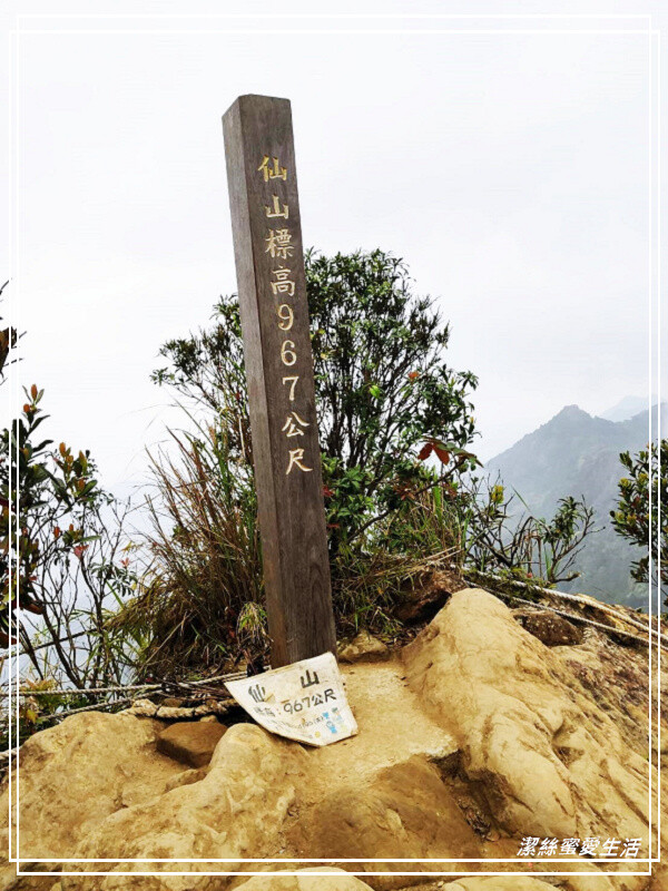 仙山登山步道-苗栗獅潭/手腳並用方可進!三角點瞭闊美景必打卡