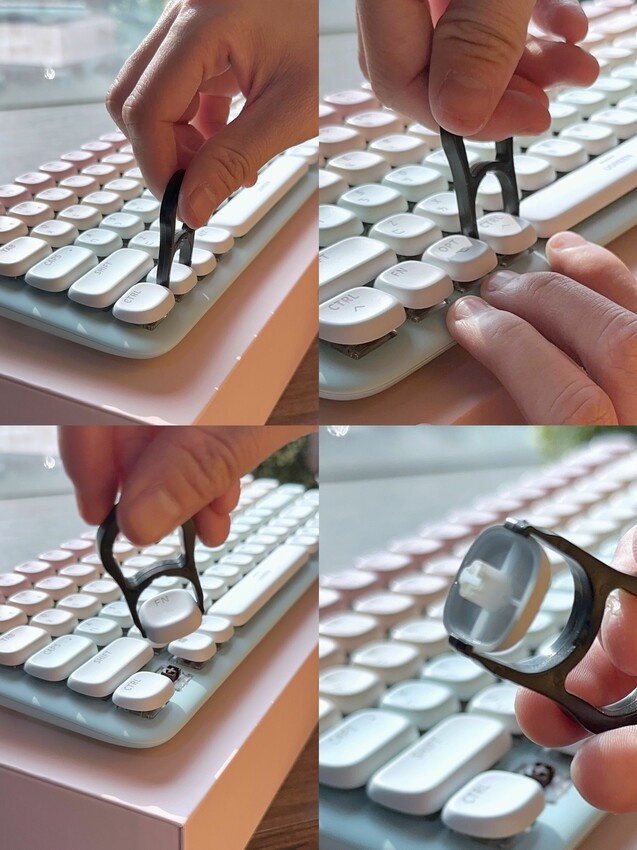 超可愛糖果色！綠聯UGREEN KU101 FUN+(夢幻樂園)機械鍵盤｜MAC 、Windows、有線無線自由切換｜自帶15種絢彩燈光！ - 萍姐愛分享