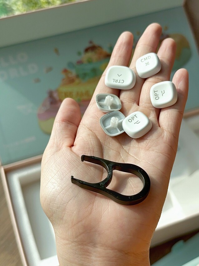 超可愛糖果色！綠聯UGREEN KU101 FUN+(夢幻樂園)機械鍵盤｜MAC 、Windows、有線無線自由切換｜自帶15種絢彩燈光！ - 萍姐愛分享