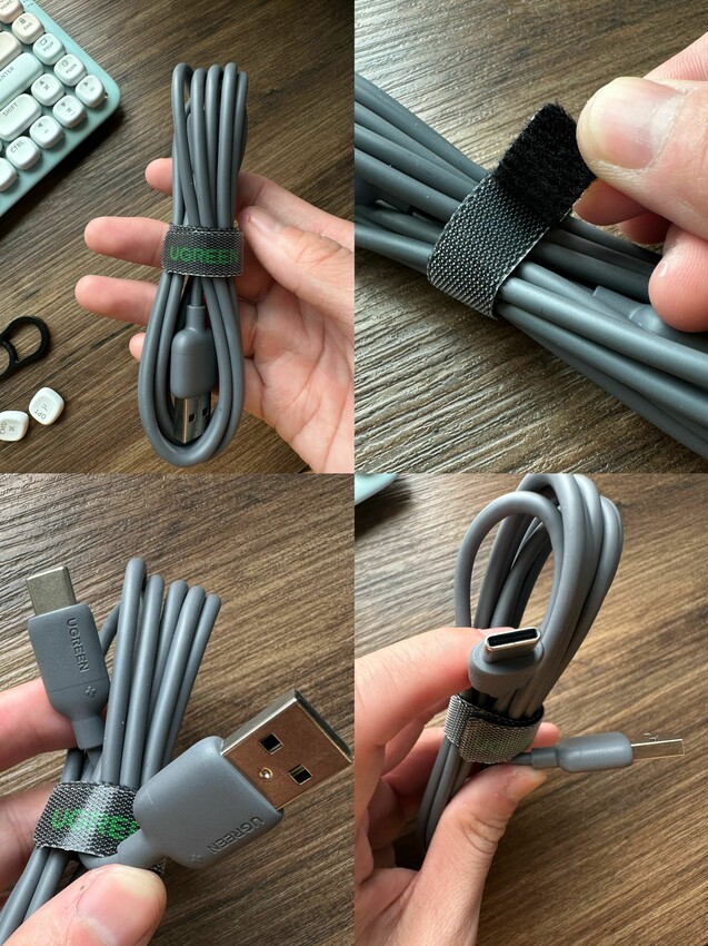 超可愛糖果色！綠聯UGREEN KU101 FUN+(夢幻樂園)機械鍵盤｜MAC 、Windows、有線無線自由切換｜自帶15種絢彩燈光！ - 萍姐愛分享