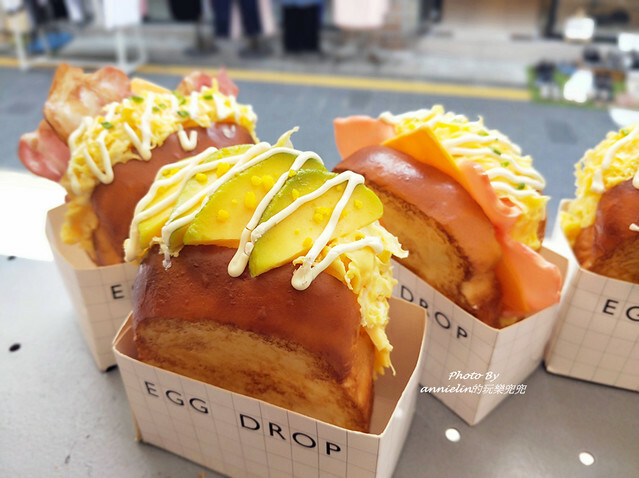 ◎【首爾(三清洞) EGG DROP 超好吃的 "滑蛋厚三明治"】網美新寵！除了ISSAC，這家吐司三明治～你一定也要試