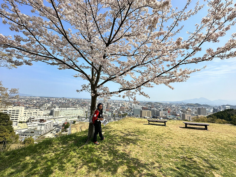 【日本,鳥取,米子市】米子城跡(よなごじょう),市區內的健行、賞櫻名勝。(鳥取旅遊,鳥取櫻花)