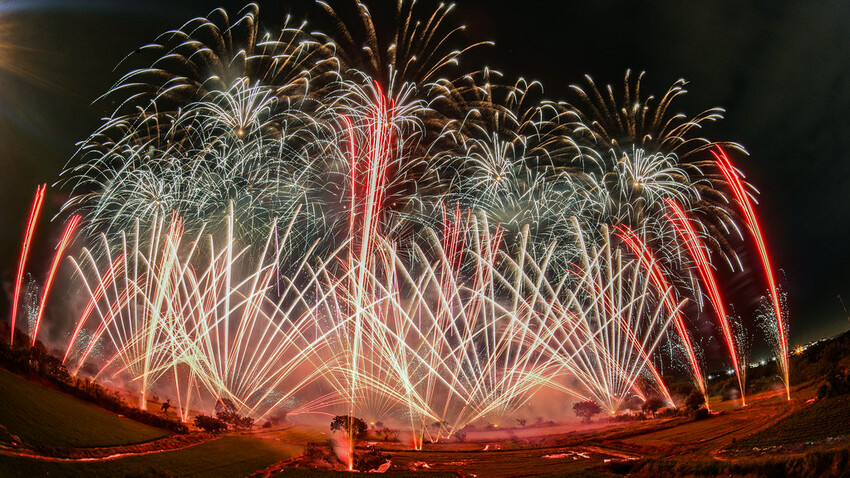 【台中活動】2023大甲媽祖遶境‧高空煙火秀│煙火施放點‧如何拍攝煙火‧鏡頭選擇