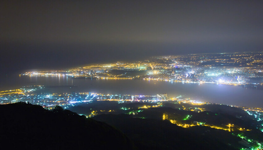 【北部景點】台北新北必去必拍夜景點│象山虎山│碧山巖│陽明山大屯山│劍潭山│老地方觀機平台│仙跡岩│金面山│
