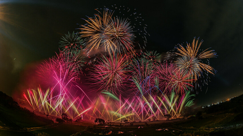 【台中活動】2023大甲媽祖遶境‧高空煙火秀│煙火施放點‧如何拍攝煙火‧鏡頭選擇