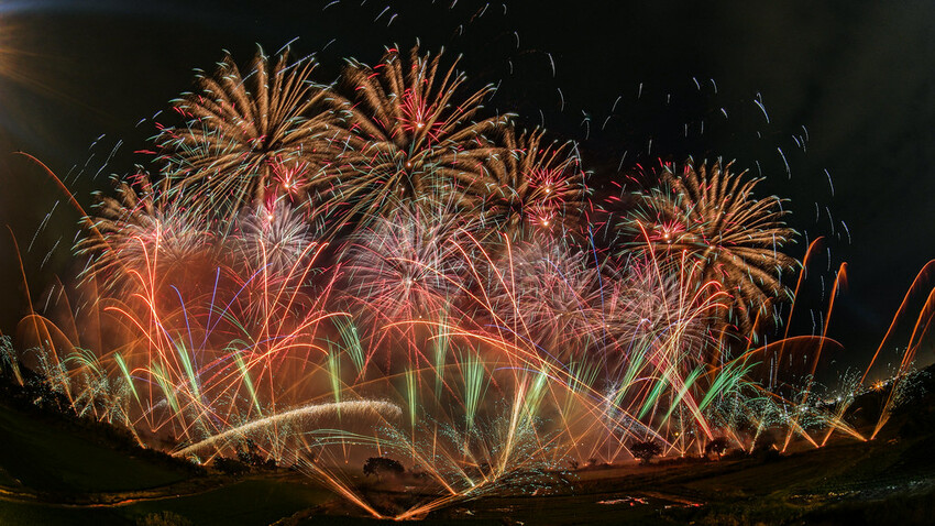 【台中活動】2023大甲媽祖遶境‧高空煙火秀│煙火施放點‧如何拍攝煙火‧鏡頭選擇