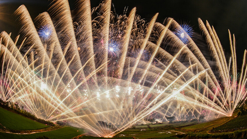 【台中活動】2023大甲媽祖遶境‧高空煙火秀│煙火施放點‧如何拍攝煙火‧鏡頭選擇