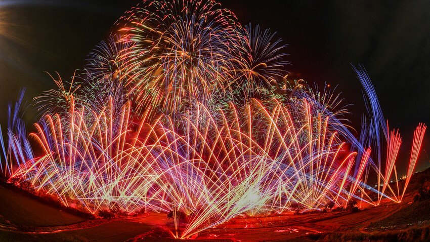 【台中活動】2023大甲媽祖遶境‧高空煙火秀│煙火施放點‧如何拍攝煙火‧鏡頭選擇