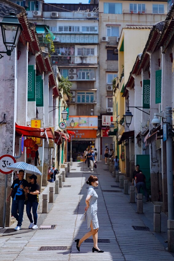 【澳門│體驗】旗緣 澳門旗袍體驗店。近大三巴，臺灣人開的旗袍店，編髮穿上旗袍遊走古蹟