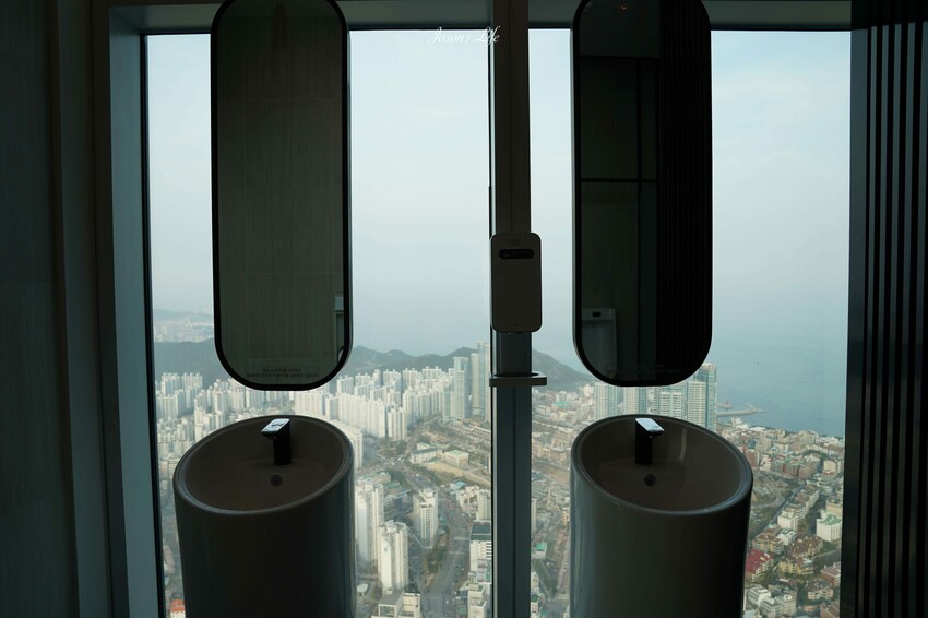 【韓國釜山│景點】BUSAN X the Sky。海雲台新景點，看夜景好去處，目前最高星巴克門市